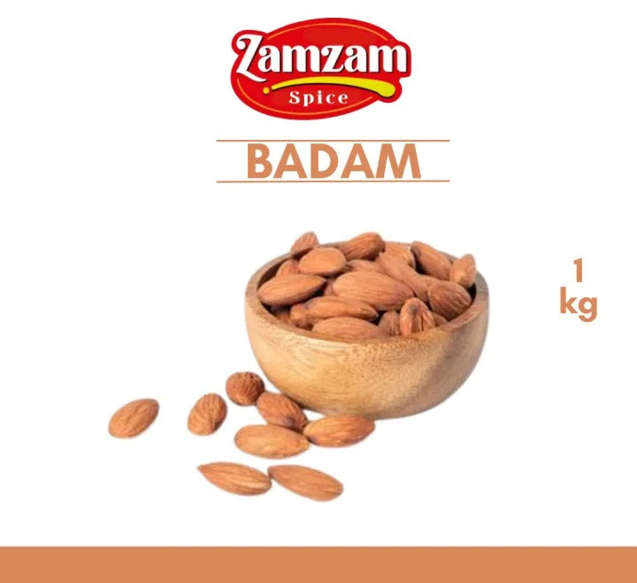 Almonds - Premium Quality Fresh American Badam 1kg