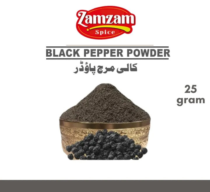 Black Pepper Powder - High Quality 100g and 250g Organic Kali Mirch Powder