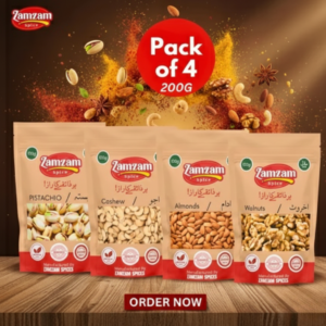 Pack of 4 Badam, Kaju, Pista & Akhrot 200g