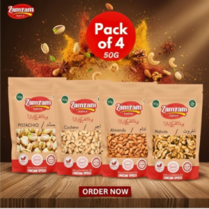Pack of 4 Badam, Kaju, Pista & Akhrot 50g
